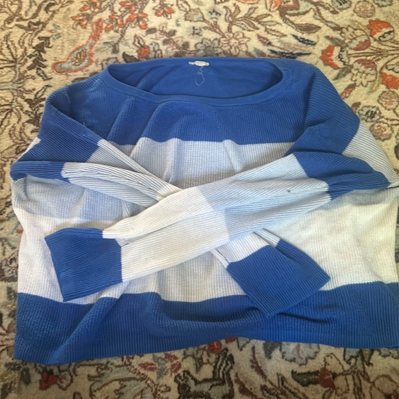Blue and white GARAGE long sleeve sweater(price negotiable) - Picture 1 of 1